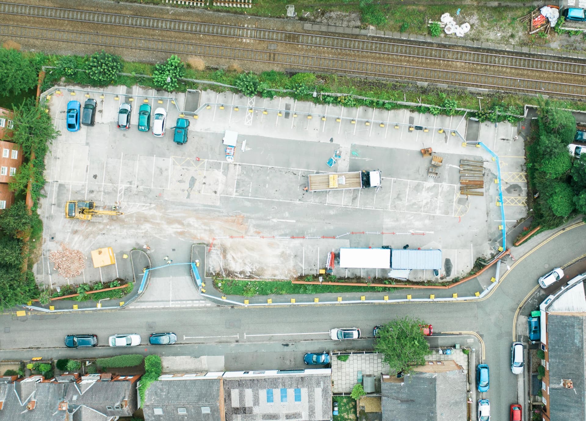 Original Brown Street surface car park viewed from above